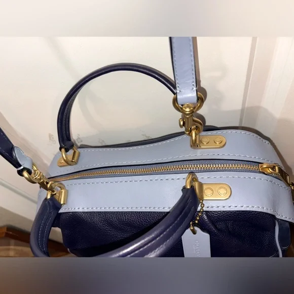 COACH Lane Satchel - Crossbody in Colorblock - Boutique 73720 - PRISTINE - Picture 12 of 14